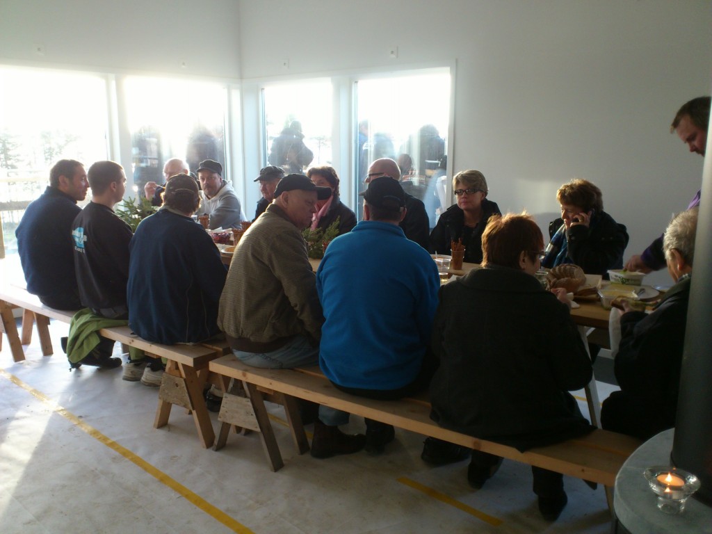 Dellendröm bjöd alla besökare på lunch